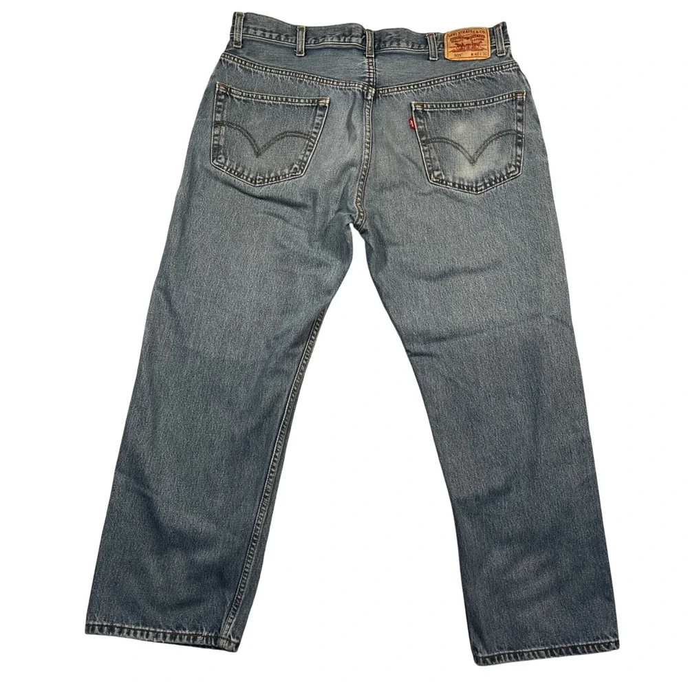 Vintage Y2K Levi's 505 Regular Fit Jeans‎ 100% Cotton Denim 42x30 Fits Like 40